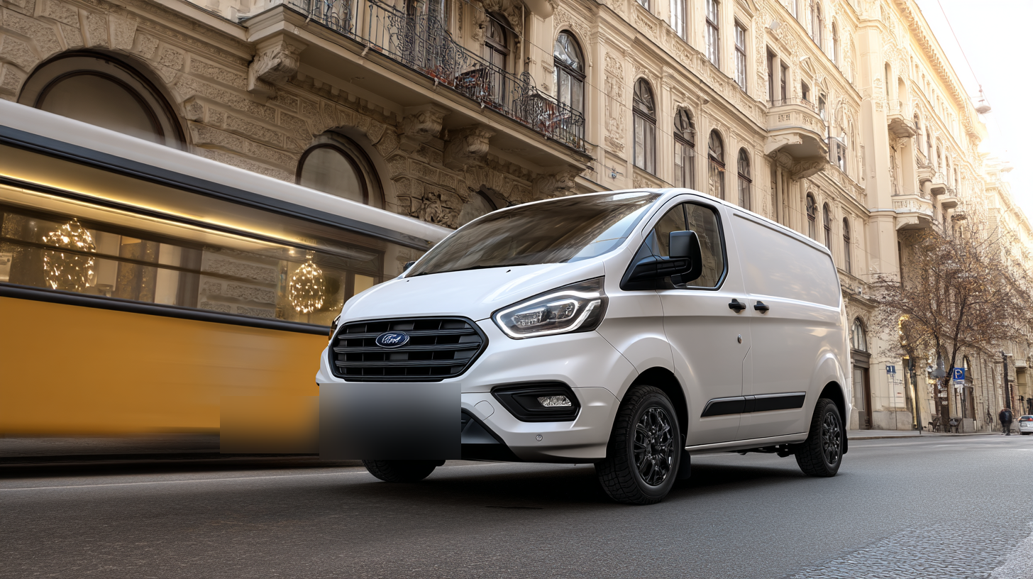Ford Transit furgon Budapest naplemente